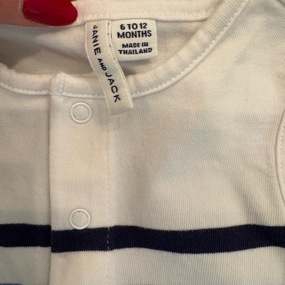 Janie and Jack Sleeveless Striped Baby Playsuit Romper - Picture 5 of 5